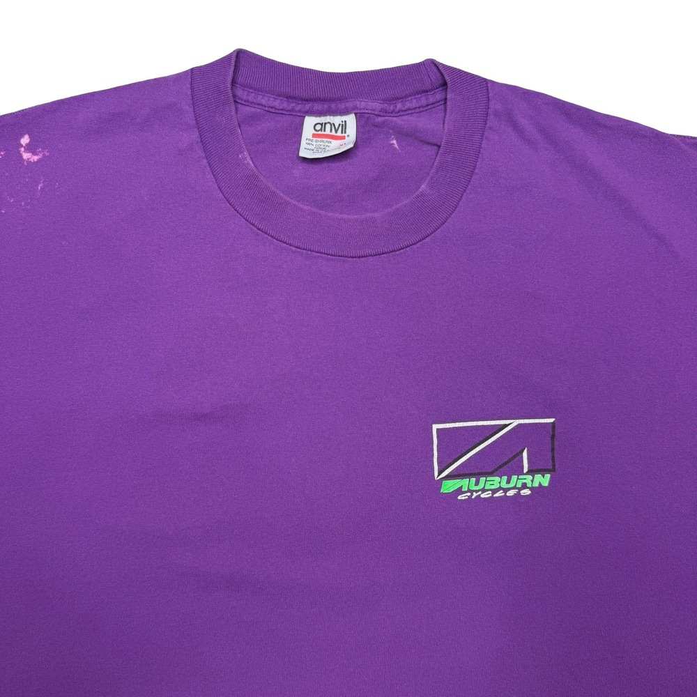 Vintage Auburn Cycles promo‎ shirt